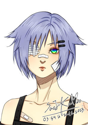 Bust up / Cel shading